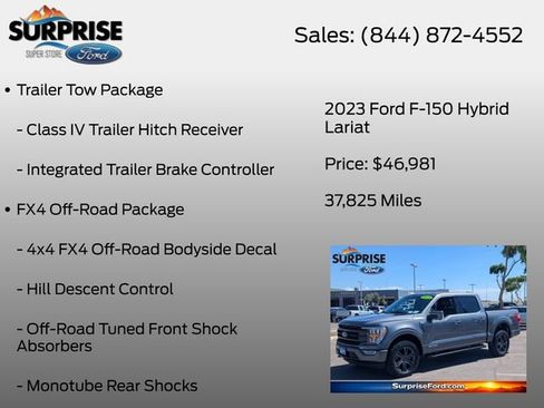 Used 2023 Ford F150 Lariat AWD/4WD image 7