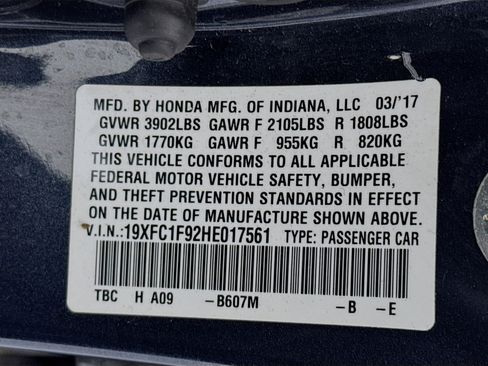 Used 2017 Honda Civic Touring image 32