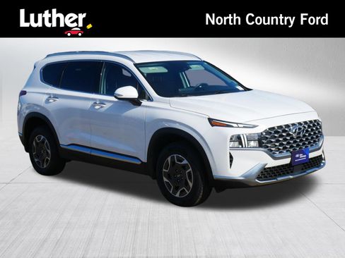 Used 2022 Hyundai Santa Fe Blue image 1