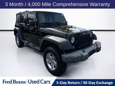 Used 2015 Jeep Wrangler Unlimited Sport w/ Quick Order Package 24S image 1