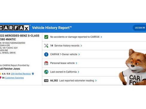 Certified 2022 Mercedes-Benz S 580 4MATIC Sedan image 3