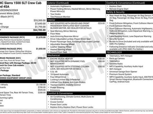 Used 2022 GMC Sierra 1500 SLT w/ SLT Convenience Package AWD/4WD image 5