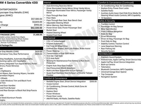 Certified 2023 BMW 430i xDrive Convertible w/ Premium Package image 23
