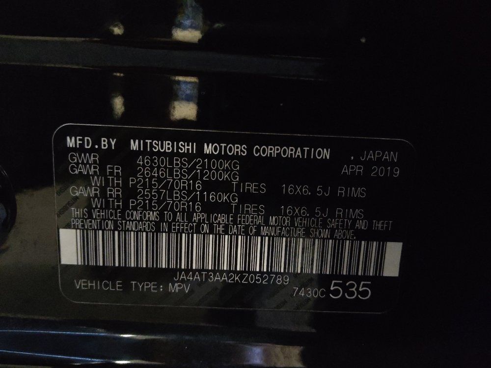 Used 2019 Mitsubishi Eclipse Cross ES AWD/4WD image 33