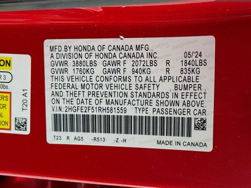 Used 2024 Honda Civic Sport image 39