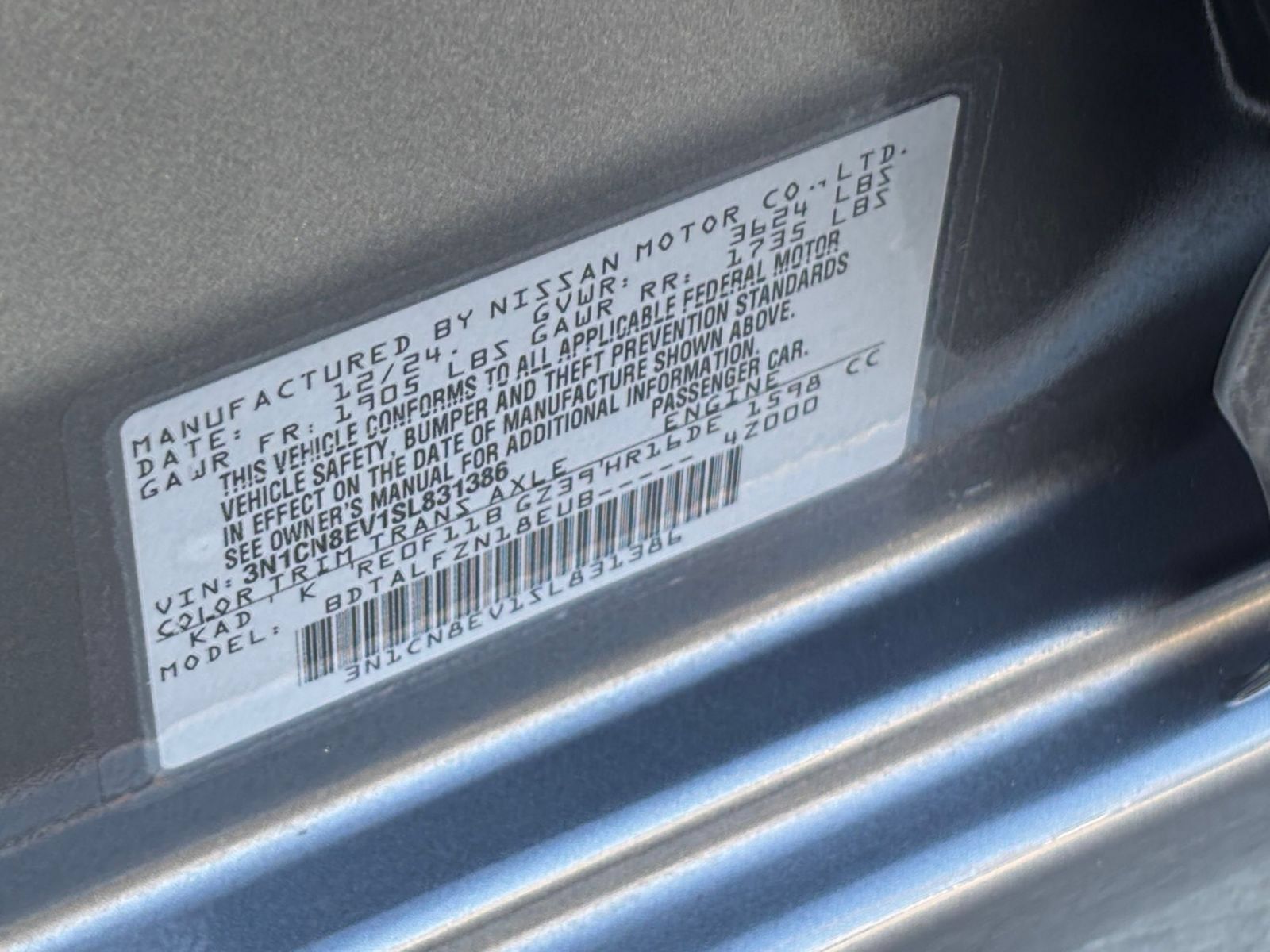Used 2025 Nissan Versa SV FWD image 28