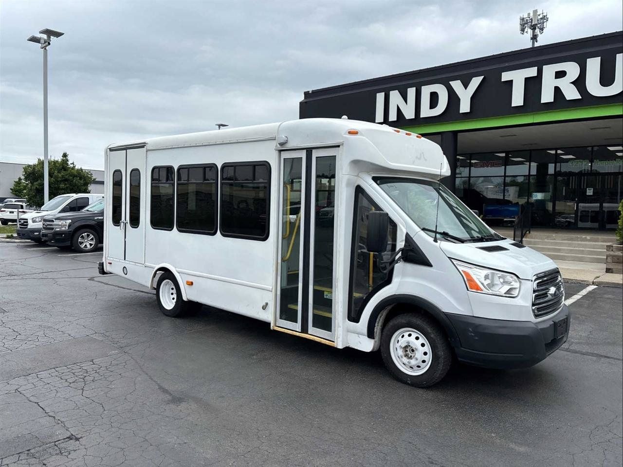 Used 2017 Ford Transit 350 156 DRW w/ Shuttle Bus Prep Package RWD image 3