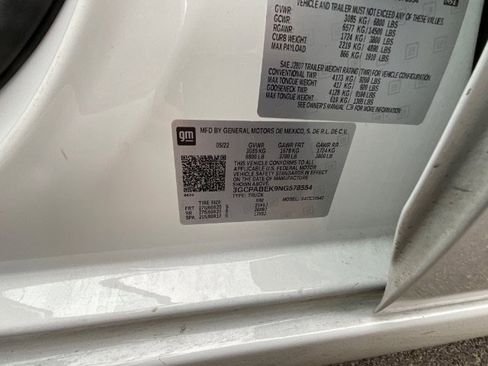 Used 2022 Chevrolet Silverado 1500 Custom w/ LPO, Dark Essentials Package image 1