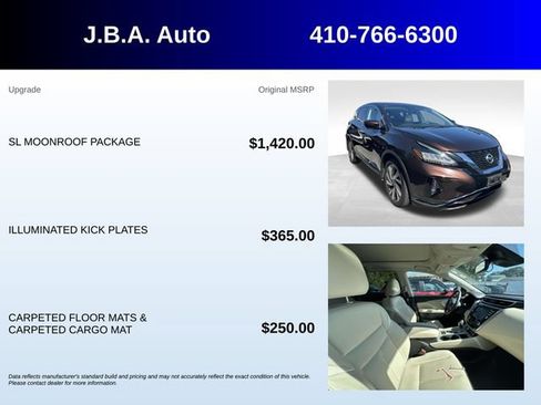 Used 2021 Nissan Murano SL w/ SL Moonroof Package AWD/4WD image 5
