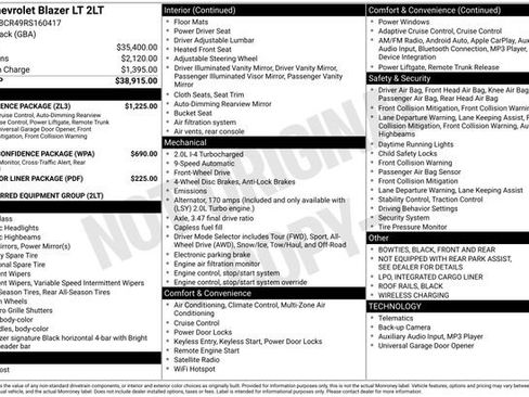 Used 2024 Chevrolet Blazer LT w/ Convenience Package image 7