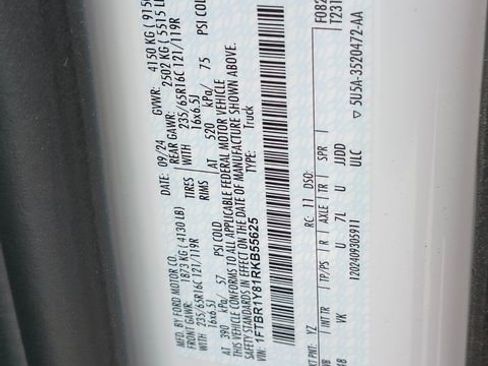 New 2024 Ford Transit 250 Low Roof w/ Load Area Protection Package image 30