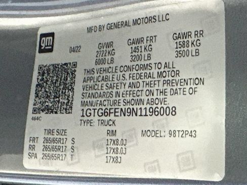 Used 2022 GMC Canyon AT4 w/ Trailering Package AWD/4WD image 35