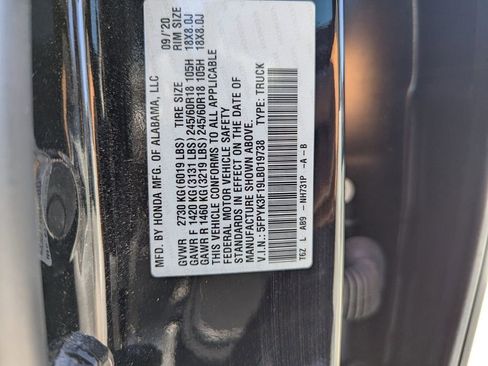 Used 2020 Honda Ridgeline Sport image 33