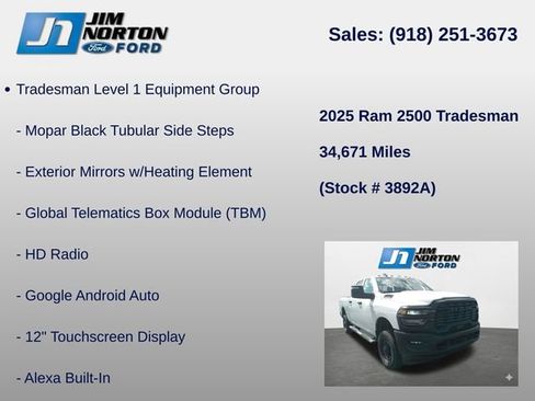 Used 2025 RAM 2500 Tradesman AWD/4WD image 16