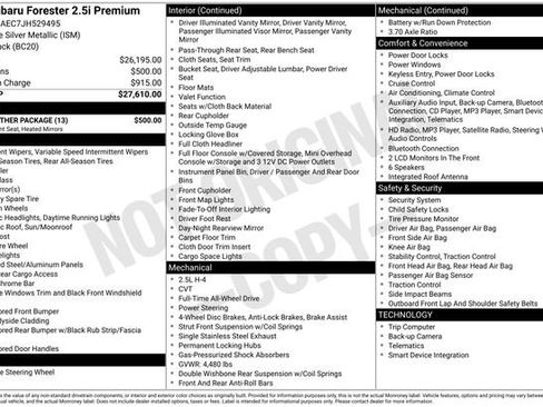 Used 2018 Subaru Forester 2.5i Premium w/ All-Weather Package image 15