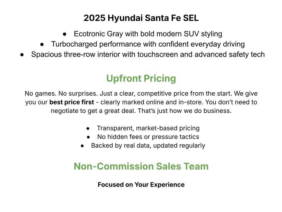 Used 2025 Hyundai Santa Fe SEL AWD/4WD image 3
