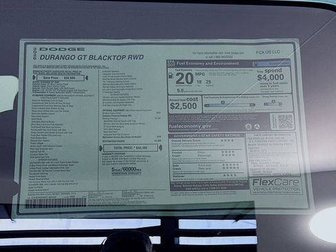 New 2026 Dodge Durango GT RWD image 20