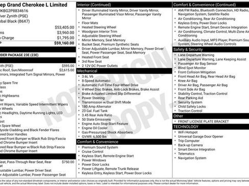 Used 2023 Jeep Grand Cherokee L Limited AWD/4WD image 11