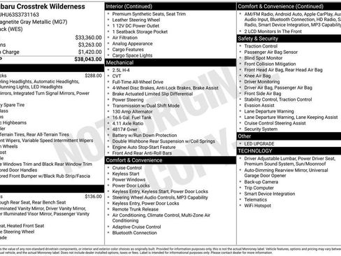 Used 2025 Subaru Crosstrek 2.5i Wilderness AWD/4WD image 36