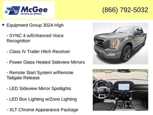 Used 2021 Ford F150 XLT w/ Equipment Group 302A High AWD/4WD image 8