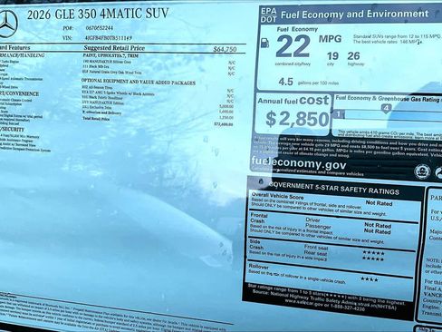 New 2026 Mercedes-Benz GLE 350 4MATIC image 16