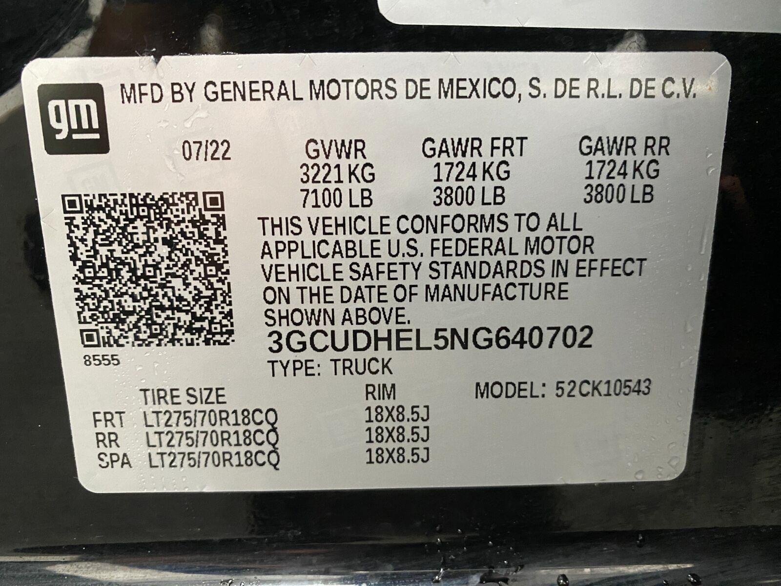 Used 2022 Chevrolet Silverado 1500 ZR2 AWD/4WD image 35