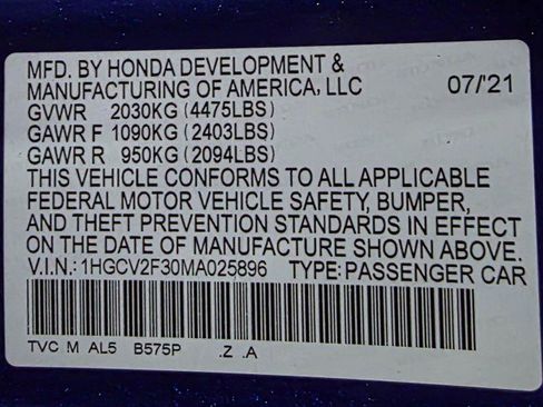 Used 2021 Honda Accord Sport image 41
