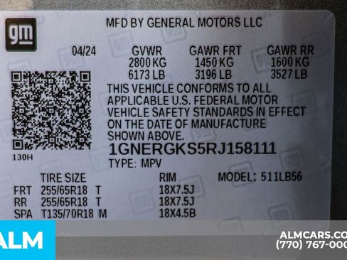 Used 2024 Chevrolet Traverse LT image 60