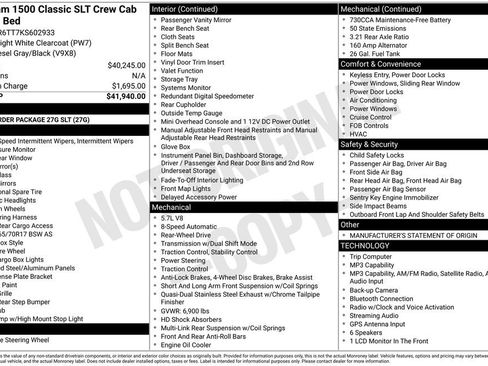 Used 2019 RAM 1500 Classic SLT RWD image 6