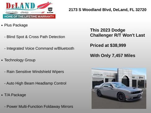 Used 2023 Dodge Challenger R/T w/ T/A Package RWD image 30