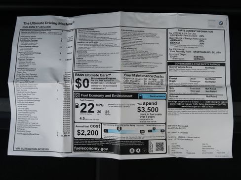 Used 2020 BMW X7 xDrive40i w/ Premium Package AWD/4WD image 35