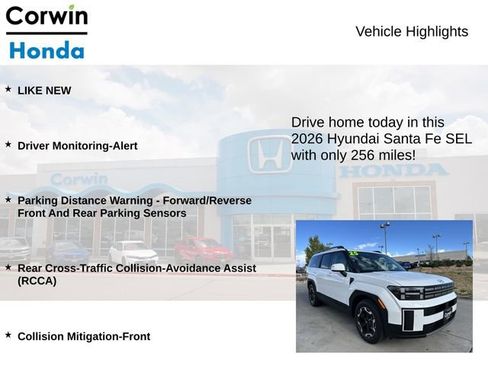 Used 2026 Hyundai Santa Fe SEL w/ Tow & Go Package image 7