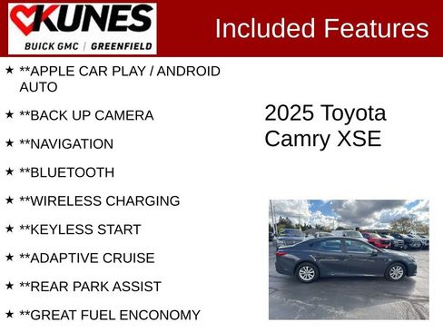 Used 2025 Toyota Camry XSE image 2