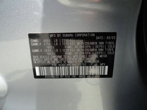 Used 2022 Subaru Outback Limited AWD/4WD image 26