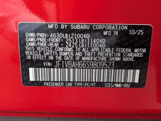 Used 2025 Subaru WRX Premium AWD/4WD image 27