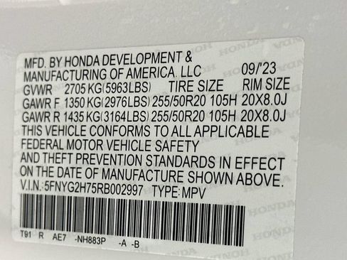 Certified 2024 Honda Pilot Touring image 34