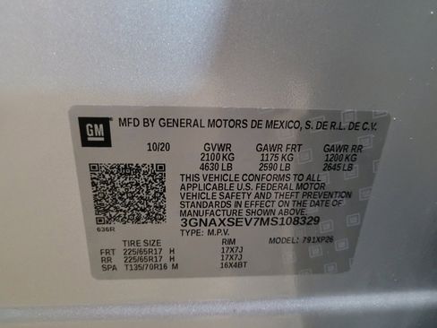 Used 2021 Chevrolet Equinox LS AWD/4WD image 33