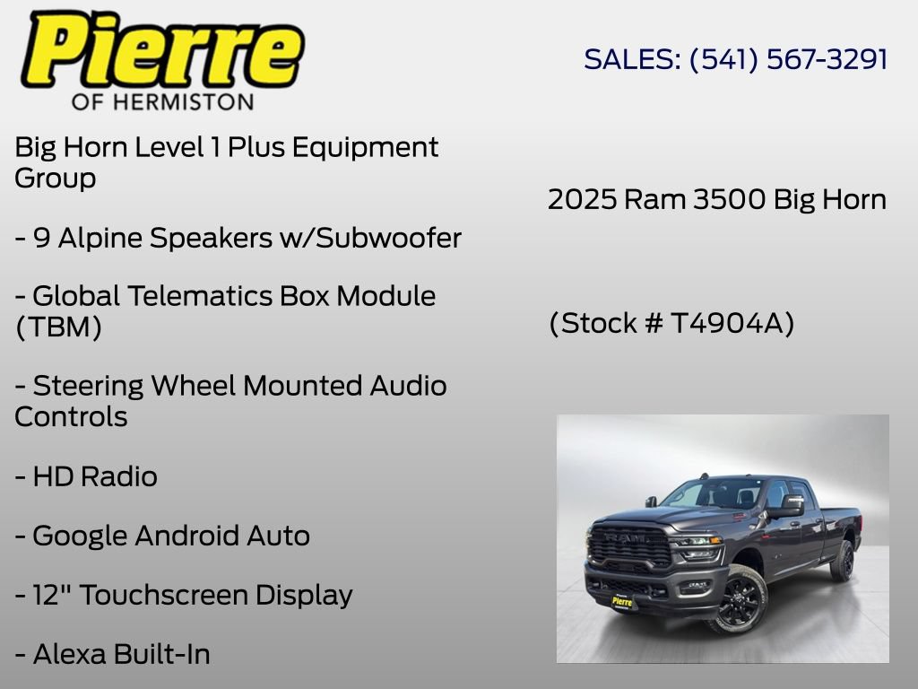 Used 2025 RAM 3500 Big Horn AWD/4WD image 30