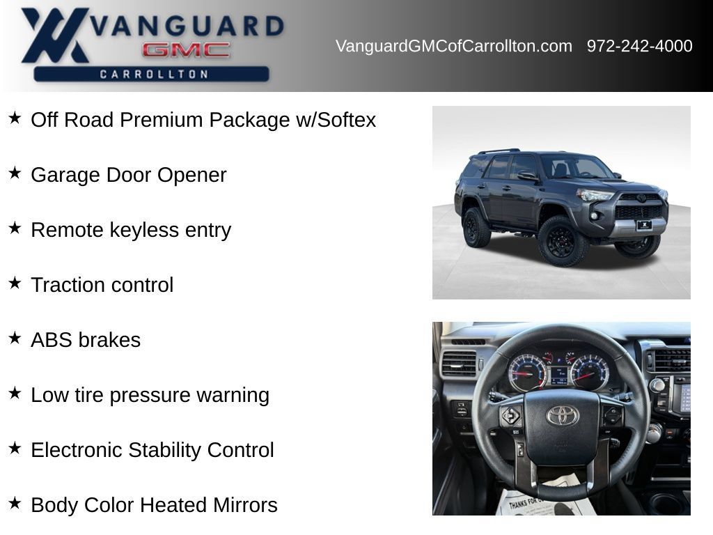 Used 2019 Toyota 4Runner TRD Off-Road Premium AWD/4WD image 6