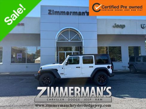 Certified 2021 Jeep Wrangler Unlimited Sport image 1
