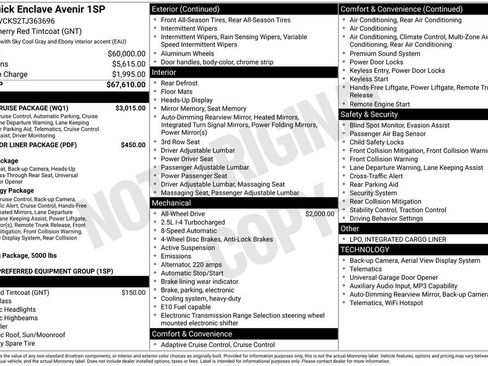 New 2026 Buick Enclave Avenir w/ Super Cruise Package AWD/4WD image 16