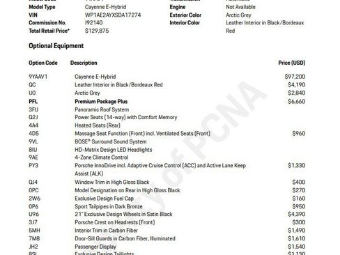 Certified 2025 Porsche Cayenne Coupe AWD/4WD image 9
