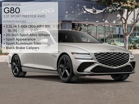 New 2026 Genesis G80 2.5T Sport Prestige image 3