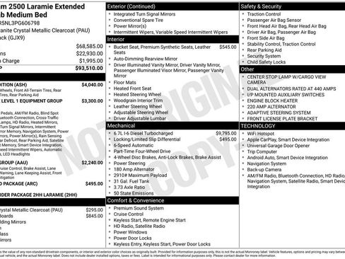 Used 2023 RAM 2500 Laramie w/ Night Edition AWD/4WD image 31