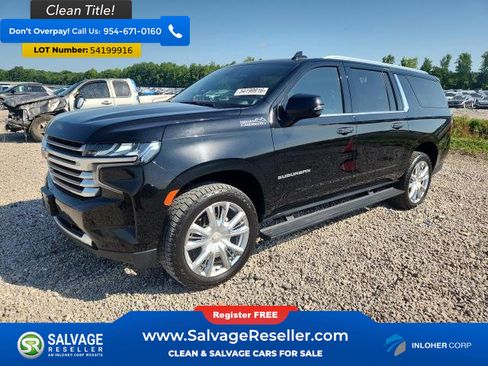 Used 2021 Chevrolet Suburban High Country w/ Premium Package AWD/4WD image 1