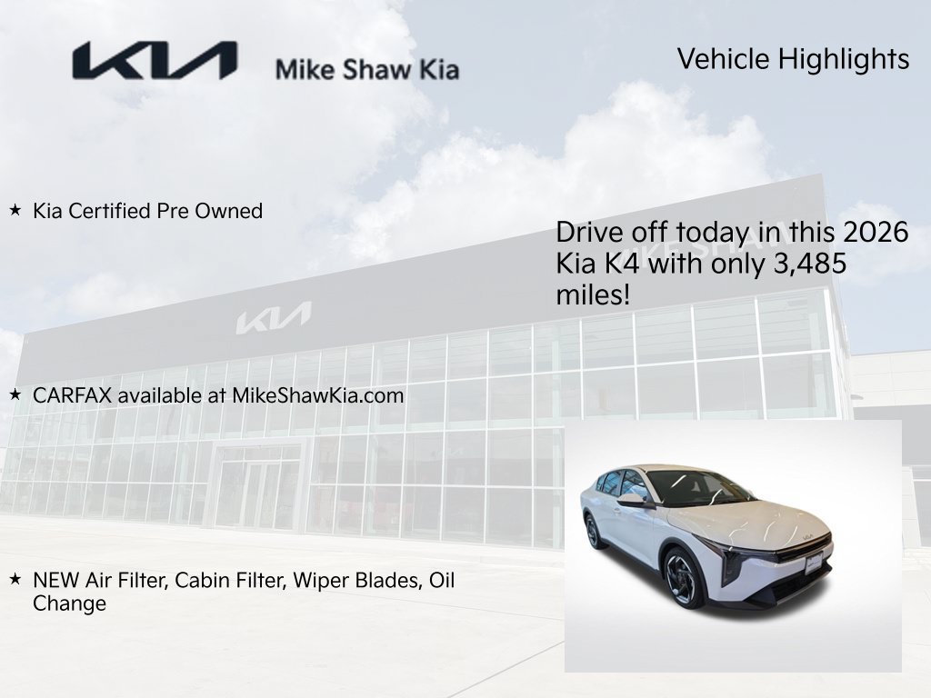 Certified 2026 Kia K4 EX FWD image 9