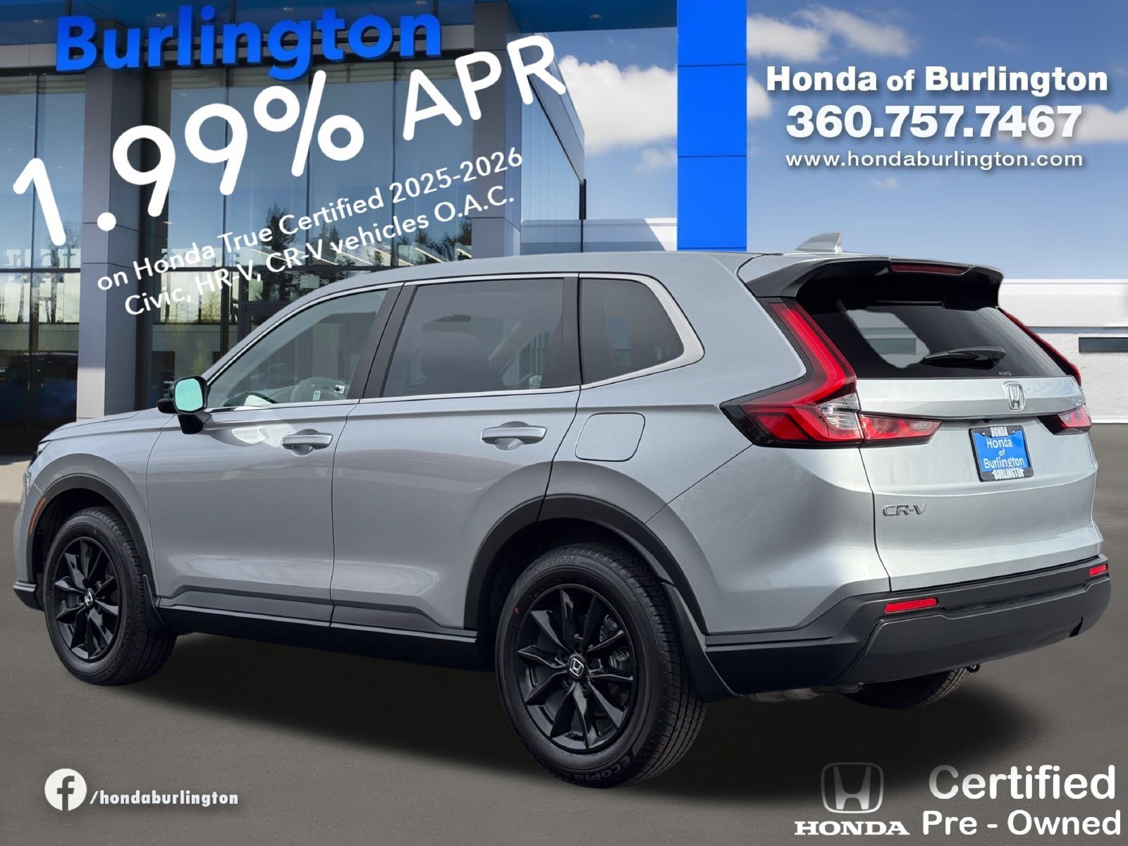 Certified 2025 Honda CR-V EX image 4