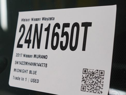 Used 2017 Nissan Murano SL w/ SL Technology Package image 30