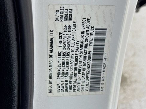 Used 2019 Honda Ridgeline RTL-T image 42