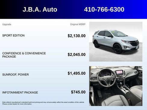 Used 2020 Chevrolet Equinox LT w/ Sport Edition FWD image 5